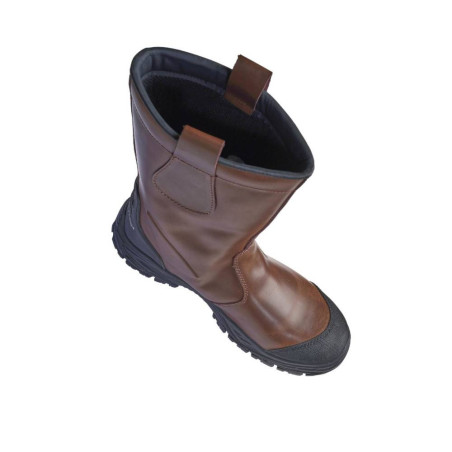 Bottes de Sécurité Joe - Taille 43 - Brun - Résistant et Confortable - D-Work