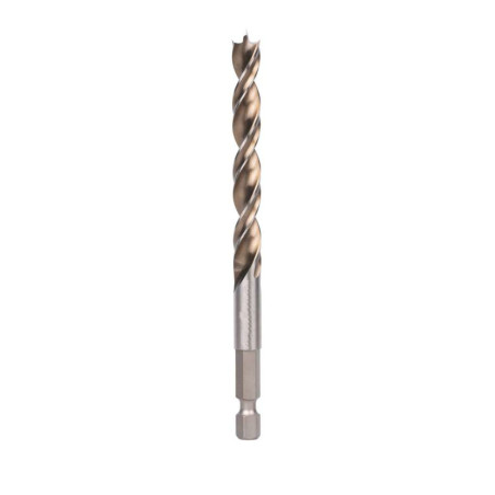 Foret Hélicoïdal Bois HSS 1/4 Hexagonal - Longueur Totale 75 mm - Coupe Précise - ALPEN-MAYKESTAG