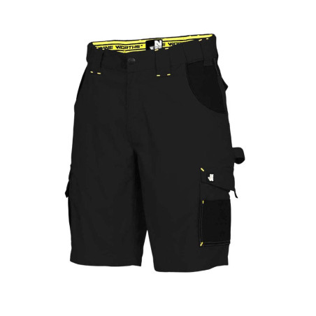 Bermuda de Travail Hugues - Taille 46 - Noir - Résistant et Confortable - D-Work
