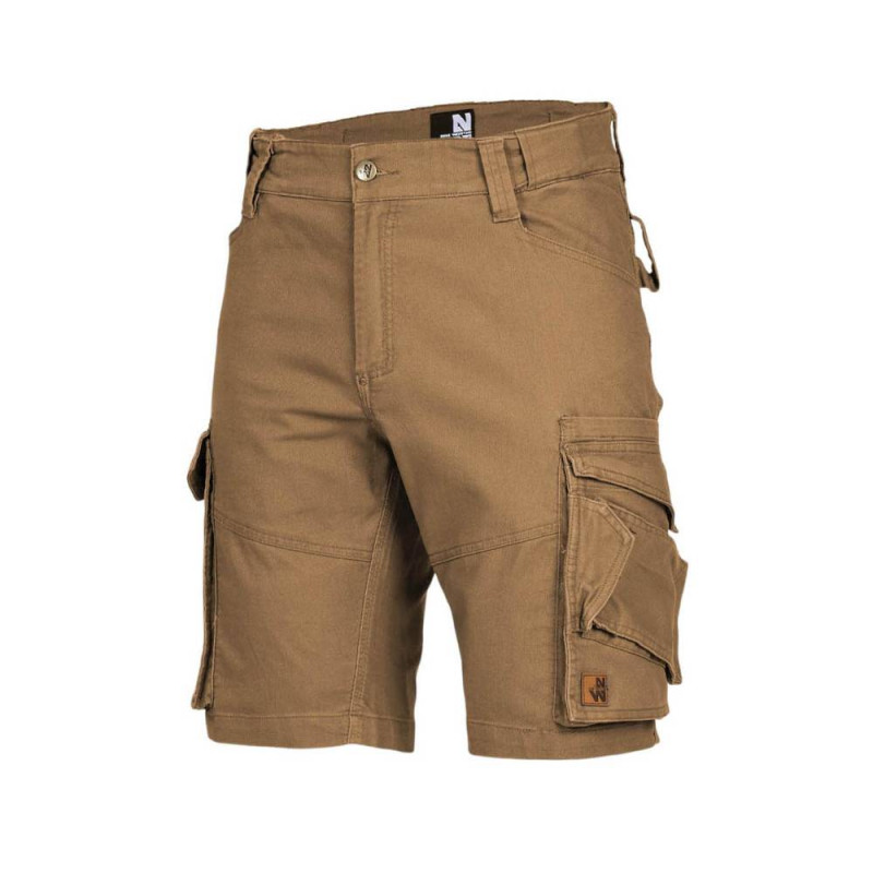 Bermuda de Travail Mayer - Taille 38 - Camel - Résistant et Confortable - D-Work