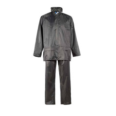 Ensemble de Pluie Rainy - Taille L - Olive - Imperméable et Confortable - D-Work