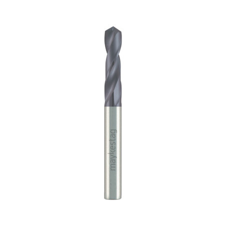 Foret Hélicoïdal Carbure Court Ø3,3 mm Long. Tot. 49 mm - DIN 6539 - Coupe 18 mm - ALPEN-MAYKESTAG