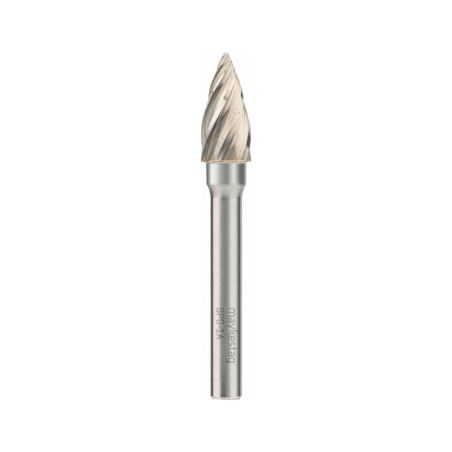 Fraise Sur Tige Carbure Ogive Bout Pointu 12x70 mm - Longueur Totale 70 mm - Coupe Précise et Durable - ALPEN-MAYKESTAG
