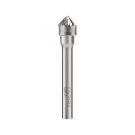 Fraise Sur Tige Cône 90° Carbure Ø6 mm Longueur 50 mm - Précision Et Durabilité - ALPEN-MAYKESTAG