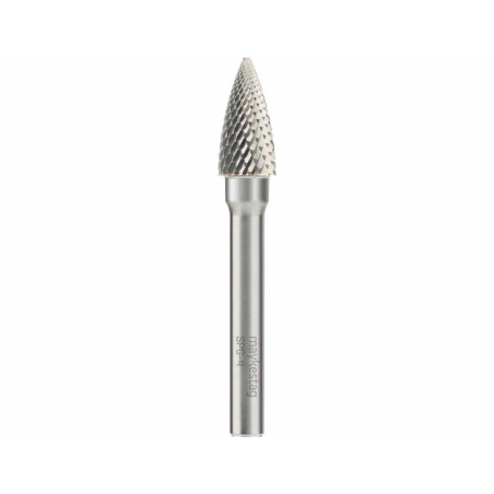 Fraise Sur Tige Carbure Ogive Bout Pointu Ø8x65 mm - Coupe Ø8 mm - Longueur Totale 65 mm - ALPEN-MAYKESTAG