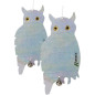 Lot de 2 Hiboux Effaroucheurs – Protection des Cultures – Effarouchement Efficace des Oiseaux - RIBIMEX