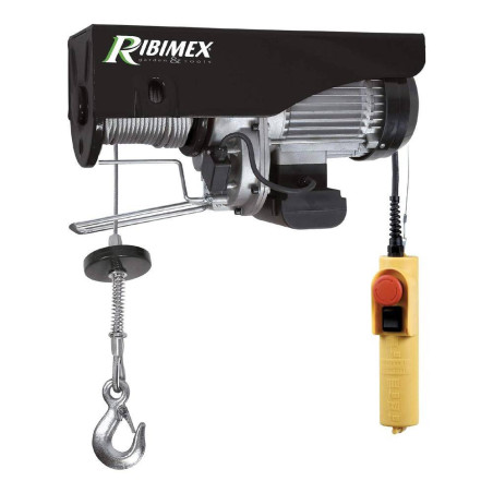 Palan Électrique 200/400kg – 18 mètres – Capacité de Levage Élevée – Pratique et Efficace - RIBIMEX