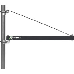 Potence Pivotante 75 cm 500 kg – Capacité 500 kg, Utilisation Polyvalente – Idéale pour Économie d'Espace - RIBIMEX