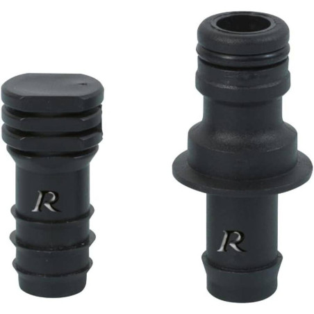 Kit Raccords 1 Bouchon + 1 Raccord Rapide – Utilisation Polyvalente – Pratique et Efficace - RIBIMEX