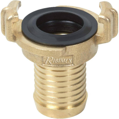 Raccord Express Laiton Cannele Diam. 19 mm – 1 Pièce – Laiton, Résistant et Durable - RIBIMEX