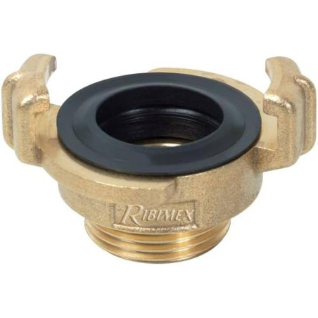 Raccord Express Laiton Fileté Male 1/2" – 1/2" – Laiton, Résistant et Durable - RIBIMEX