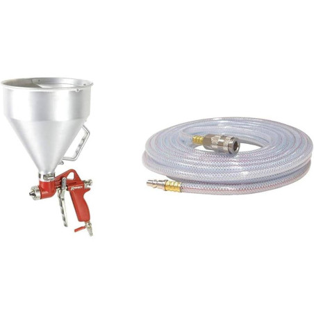 Pistolet à Crépir 5L - Aluminium - Idéal pour Application de Crépi - Usage Pro - D-Work