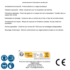Sac de Récupération Adapté ASB2400 – 0.1 kg – Pratique et Écologique – RIBIMEX - RIBIMEX