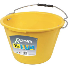 Seau Maçon Incassable 11L Ø36 cm – Résistant et Durable – Idéal pour le Bâtiment - RIBIMEX