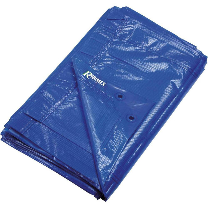 Bâche 90g/m² 2x3m – Bleue, Écologique – Protection et Résistance – Ecoplatinimum - RIBIMEX