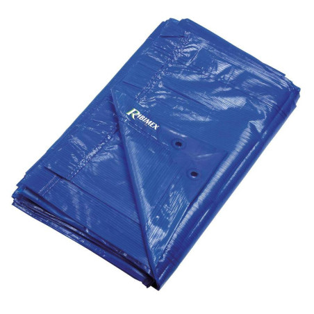Bâche 90g/m² 4x5m – Bleue, Écologique et Résistante – Protection Idéale pour Extérieur - RIBIMEX