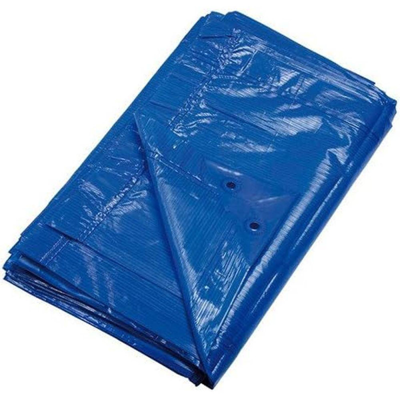 Bâche 90g/m² 8x12m – Bleue, Écologique et Résistante – Protection Idéale pour Extérieur - RIBIMEX