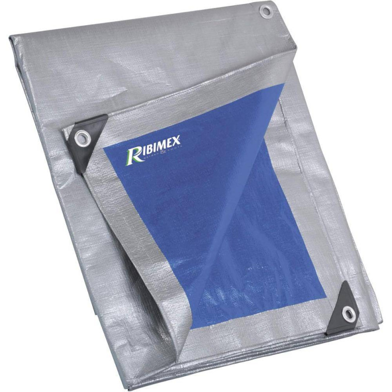Bâche Ultra Lourde 10x15m – 250g/m² – Résistante et Durable - RIBIMEX