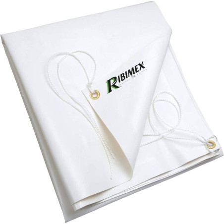 Bâche Ultra Lourde 650 g/m² 5x8 m – Résistante et Durable – Protection Optimale contre les Intempéries - RIBIMEX