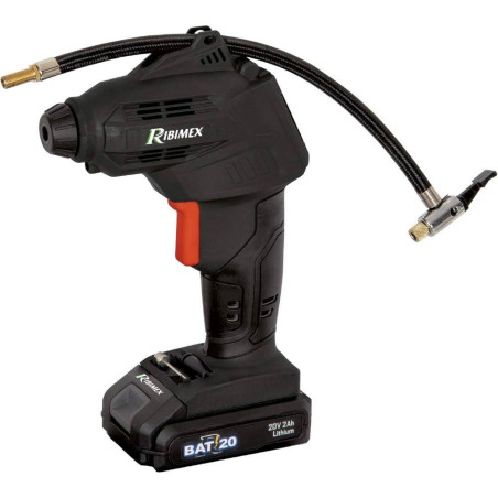 Compresseur R-BAT20 20V - Avec Batterie 2A - Embouts et Chargeur - Performance et Polyvalence - D-Work