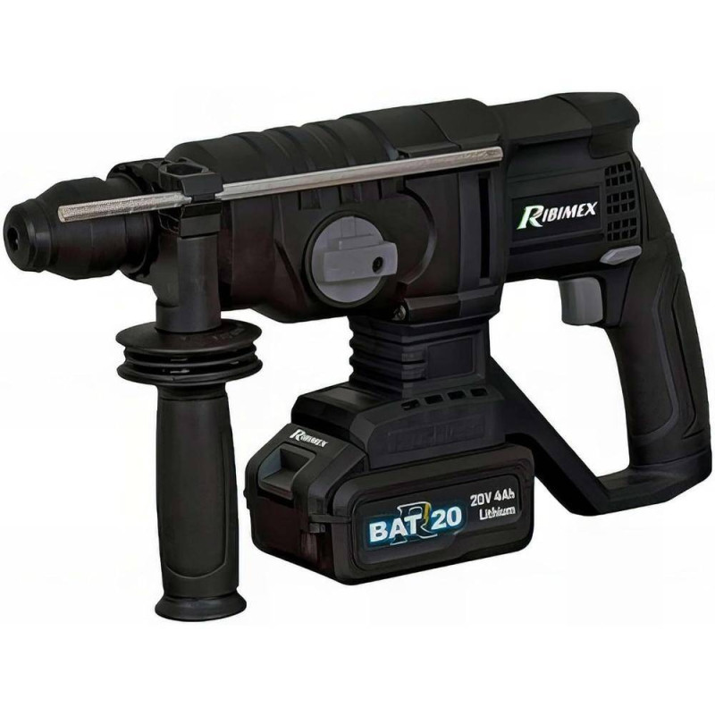 Perforateur SDS 20V – Avec Batterie 4Ah et Chargeur Rapide – Puissant et Pratique – RIBIMEX - RIBIMEX