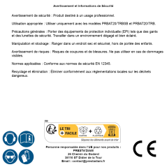 Chaîne pour Élagueuse RBAT20 – 0,06 kg – Compatible PRBAT20/TRBSB et PRBAT20/TRB – Performance et Précision - RIBIMEX