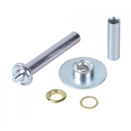 Emporte-Pièces + 30 Oeillets Métalliques – Pratique et Complet – Idéal pour Créations Manuelles - RIBIMEX