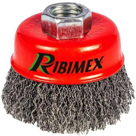 Brosse Métallique pour Meuleuse Ø100 mm – Acier, Résistante et Durable – RIBIMEX - RIBIMEX