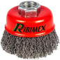 Brosse Métallique pour Meuleuse Ø75 mm – Utilisation Professionnelle – Résistance et Efficacité - RIBIMEX