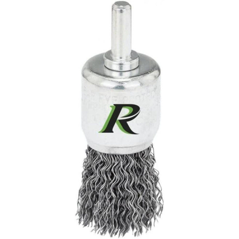 Brosse Métallique pour Perceuse Ø25,6 mm – Utilisation Universelle – Idéale pour Nettoyage et Décapage - RIBIMEX