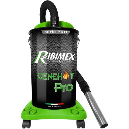 Aspirateur à Cendres Électrique 25L 1200W – Pratique et Mobile – Idéal pour Nettoyage de Cheminées et Barbecues - RIBIMEX
