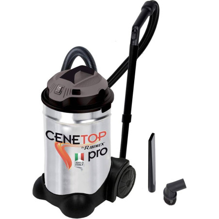 Aspirateur à Cendres 30L - Système Auto-Décolmatant - Pratique et Efficace - D-Work