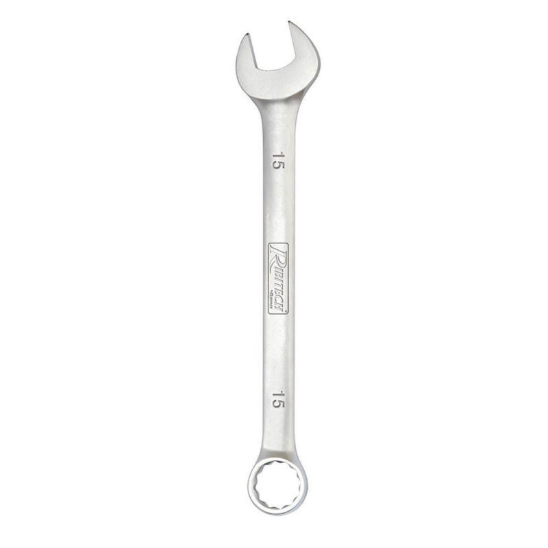 Clé Mixte 15 mm – Acier 40Cr-V – Résistante et Durable - RIBIMEX
