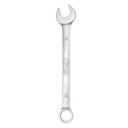Clé Mixte 18 mm - Acier 40Cr-V - Embout Ouvert et Fermé - Résistante et Durable - D-Work