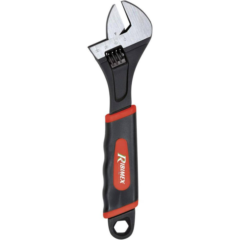 Clé à Molette 8" (200 mm) – Poignée Gainee – Pratique et Ergonomique - RIBIMEX