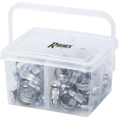 Coffret de 80 Colliers de Serrage – Plastique – Fixation Sécurisée et Pratique - RIBIMEX