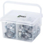 Coffret de 80 Colliers de Serrage – Plastique – Fixation Sécurisée et Pratique - RIBIMEX