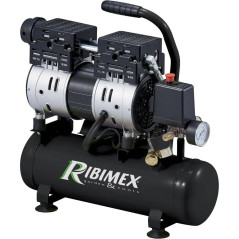 Compresseur Électrique 1CV 6L – Silencieux et Compact – Idéal pour Travaux de Bricolage - RIBIMEX