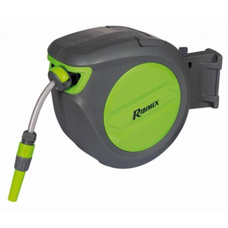 Dévidoir Automatique 20M – 20 mètres de câble – Pratique et Ergonomique – Rangement Facile - RIBIMEX