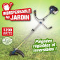 Débroussailleuse Thermique 42,7CC – 11,5 kg – Puissante et Efficace – Idéale pour l'Entretien des Espaces Verts - RIBIMEX