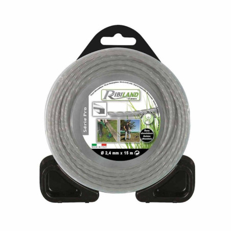 Fil Carré 15M 2,0 mm – Pour Tête Débroussailleuse – Résistant et Durable - RIBIMEX