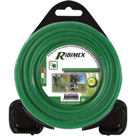 Fil Rond 15m D.3,0 mm - Pour Tête Débroussailleuse - Résistant et Durable - D-Work