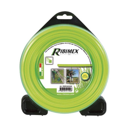 Fil Carré 105M 2,0 mm – Pour Tête Débroussailleuse – Résistant et Durable - RIBIMEX