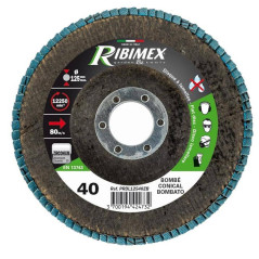 Disque à Lamelles 125 mm – Grain 80 – Idéal pour Meulage et Finition – RIBIMEX - RIBIMEX