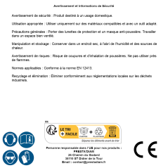 Disque à Lamelles 125 mm – Grain 80 – Idéal pour Meulage et Finition – RIBIMEX - RIBIMEX