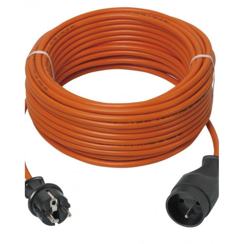Prolongateur Électrique Jardin 25M 3x1,5 – 3 Prises – Résistant aux Intempéries – Idéal pour Extérieur - RIBIMEX