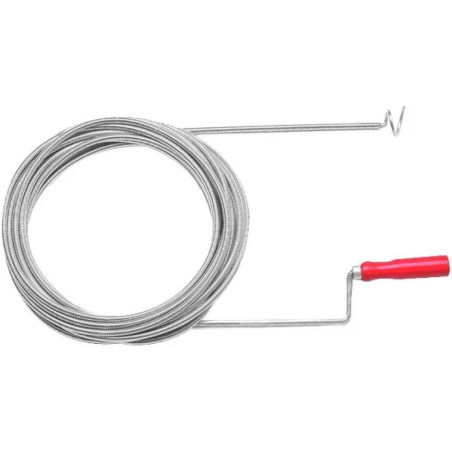 Déboucheur de Canalisation 15M avec Crochet – Outil Pratique pour Débouchage – Efficacité et Simplicité d'Utilisation - RIBIMEX