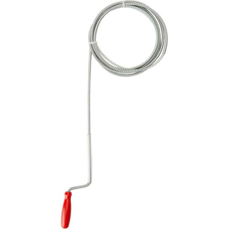 Déboucheur de Évier 2,5m - Outil Efficace pour Déboucher - Pratique et Durable - D-Work