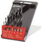 Coffret 8 Forets Bois 3 à 10 mm – Assortiment Complet – Idéal pour Travaux de Perçage - RIBIMEX