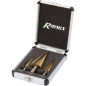 Coffret de 3 Forets Étagés – Outils de Perçage – Précision et Polyvalence - RIBIMEX